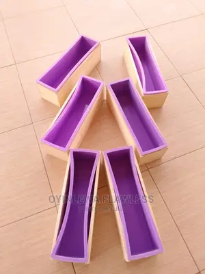 Rectangular Wooden With Silicon Soap Molds