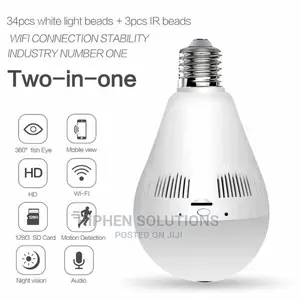 Hidden Spy Bulb Camera