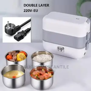 Electric Cooking Lunch Box Double Layers