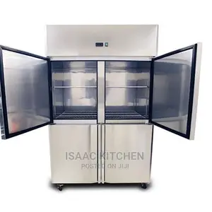 Four Door Stainless Steel Freezer