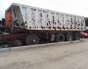 Tokunbo 60tons Tipping Bucket With Triple Axle 12 Tyres