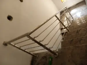 Stainless Staircase Railing at Galadimawa