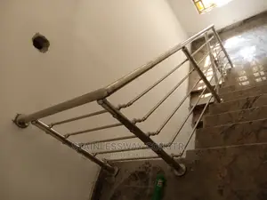 Stainless Staircase Railing at Galadimawa