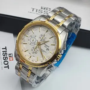 High Quality TISSOT Silver Gold Chain Available in Store
