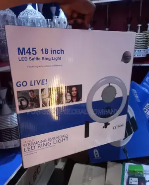 Rechargeable Ring Light for Photo/Video Shoots