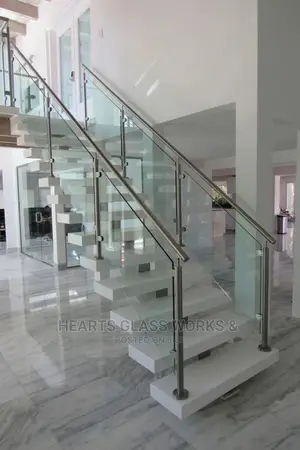 Frameless Glass Stairs Railing 
