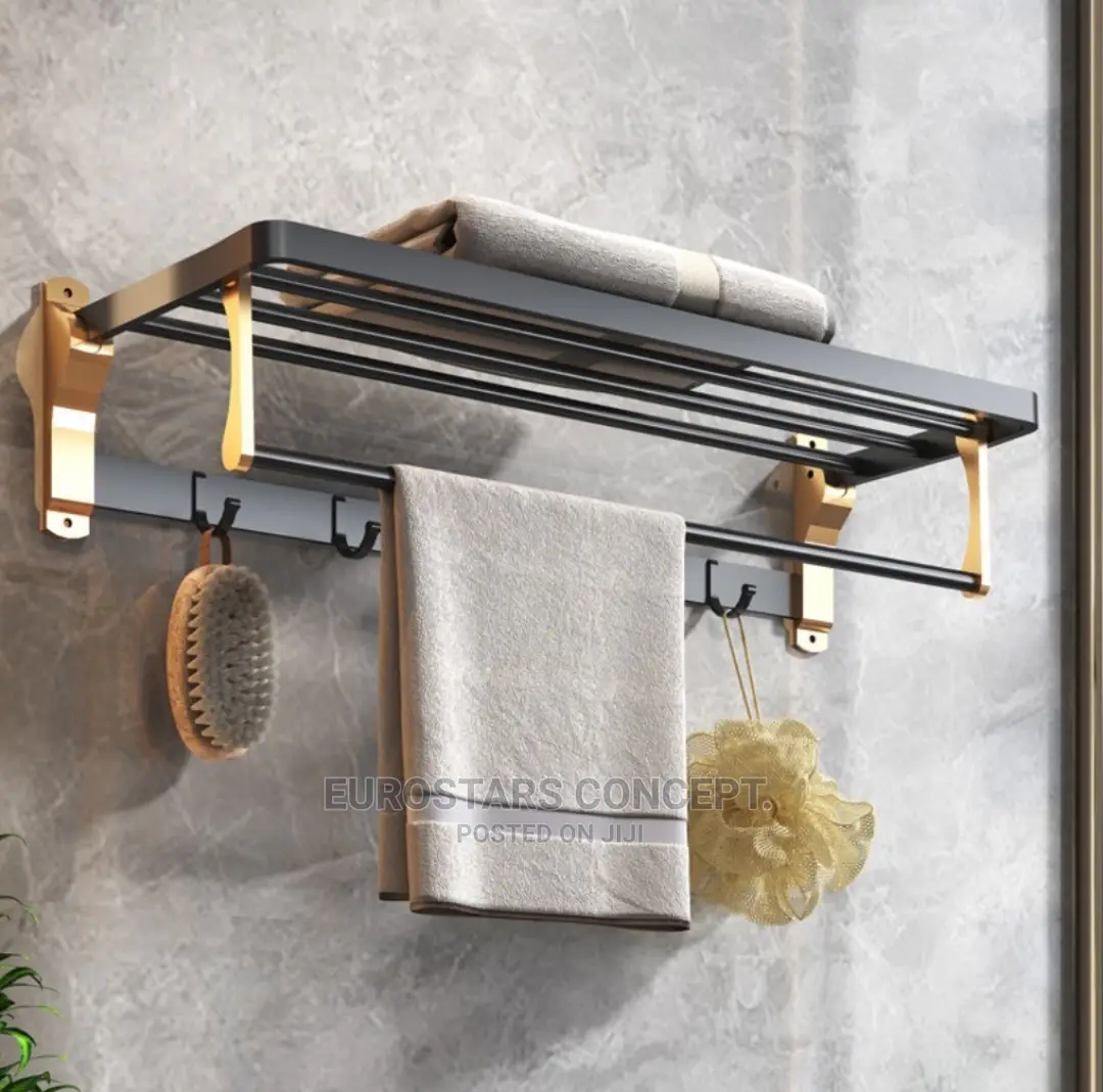 Black Towel Hanger