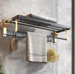 Black Towel Hanger