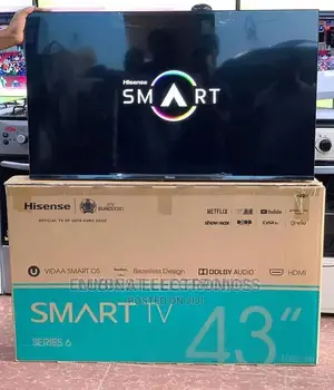 Brand New HISENSE 43" Android Smart Wi-Fi Internet Tv