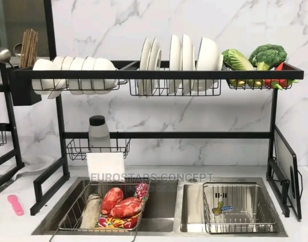 Black Plates Rack
