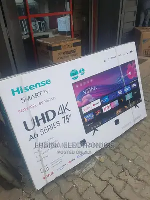 Brand New HISENSE 75" Android Smart Internet Tv/Wi-Fi/Uhd