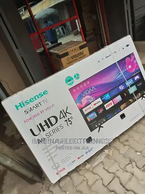 Brand New HISENSE 75" Android Smart (BLUETOOTH) Wi-Fi/Uhd/