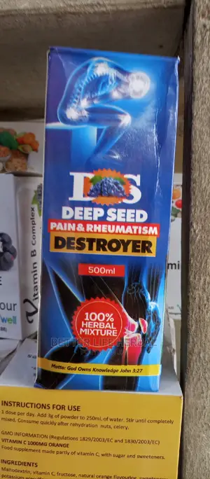 Deep Seed Pain and Rheumatism Destroyer.