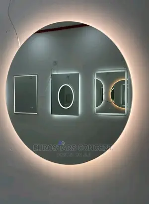 Plan Mirror With Back Lights