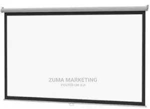 72 by 72 Electric Projector Screen
