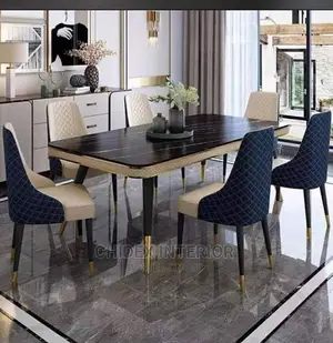 Exotic Marble Dining Table 6 Seaters