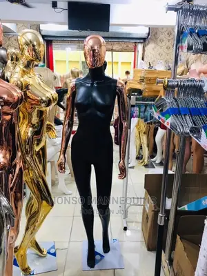 Rose Gold And Matt Blacl Body Combination Female Mannequins