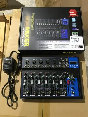 Yamaha 7 Channel Mixer With Bluetooth, USB, Aux and Phantom