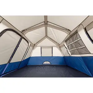 3-Room 12- Person Ozark Trail Instant Camping Tent