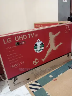 75'' LG TV, 2 Yr Warranty With Youtube,Whatapp Features