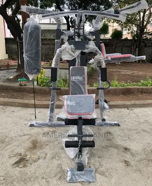 Three (3) Station Multi Gym With Punching Bag