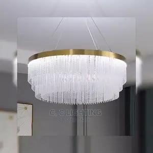 Crystal Led Chandelier Size 500