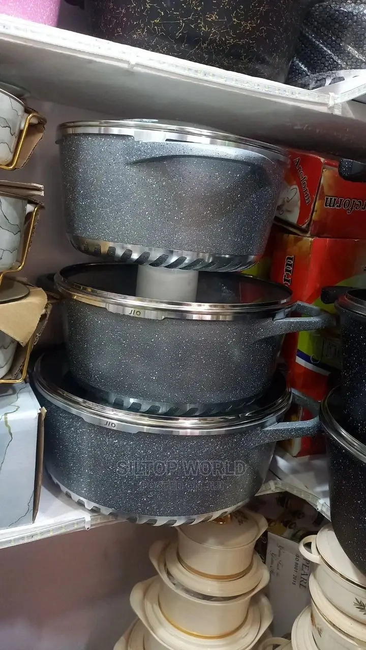3pcs Big Ceramic Pot