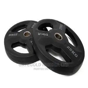 Pivot Fitness Olympic Rubber Plate 25kg Set