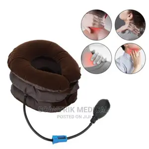 Portable Neck Traction Device and Collar Brace
