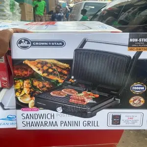 Crown Star Sandwish Toaster / Panini Grill 4 Slices