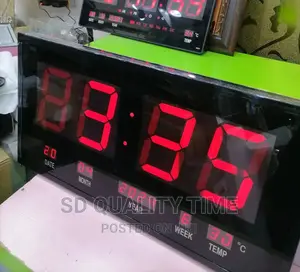 Big Led Digital Wall Clock (28' by 14' Inches)