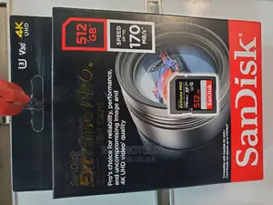 Sandisk Extreme Pro SDXC Card 170mb/S V30 UHS-I U3 512GB