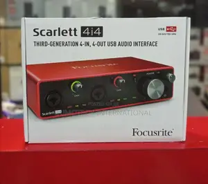 Focusrite 4i4 Scarlett 4x4 USB Audio Interface (3rd Gen)