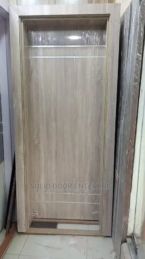 Solid HDF Flush Door With Frame