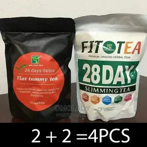Slimming Tea + Flat Tummy Tea - 4 Packs
