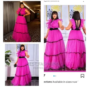 Elegant Ladies Long Step Dinner Dress