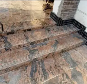 Champagne Red Granite Slab