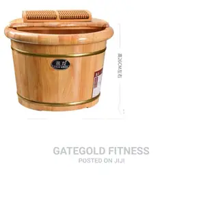 SOB-FMB Wooden Foot Massage Bucket