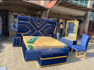 Latest 6by6 Bed Frame Full Set With Spring Mattress