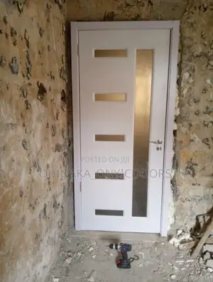 3ft Turkey Wooden Door With Glass (EI Design)
