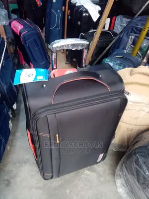 Medium Black Imported Sensamite Clasic Traveling Luggage Box