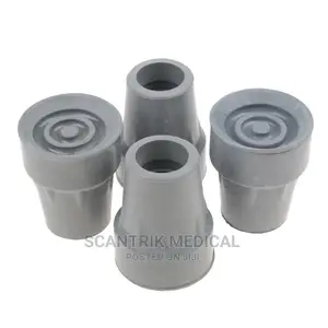 Grey Ferrules for Quad Foot Walking Sticks