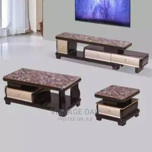 Exclusive Foreign Centre Table, Tv Stand, and Side Stool.