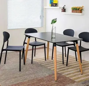 New Modern Dining Table With 4 Chairs