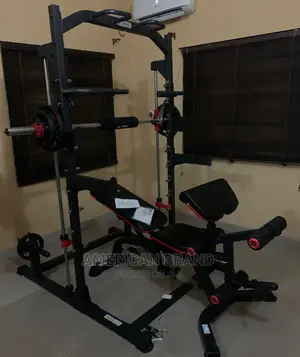 Brand New Standard Smith Machine With Utility Bench