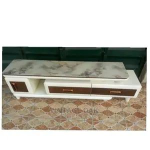 Foreign Adjustable Tv Stand With Storage Cabinets.