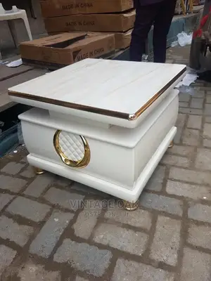Classic Mini Centre Table With Storage Cabinets.