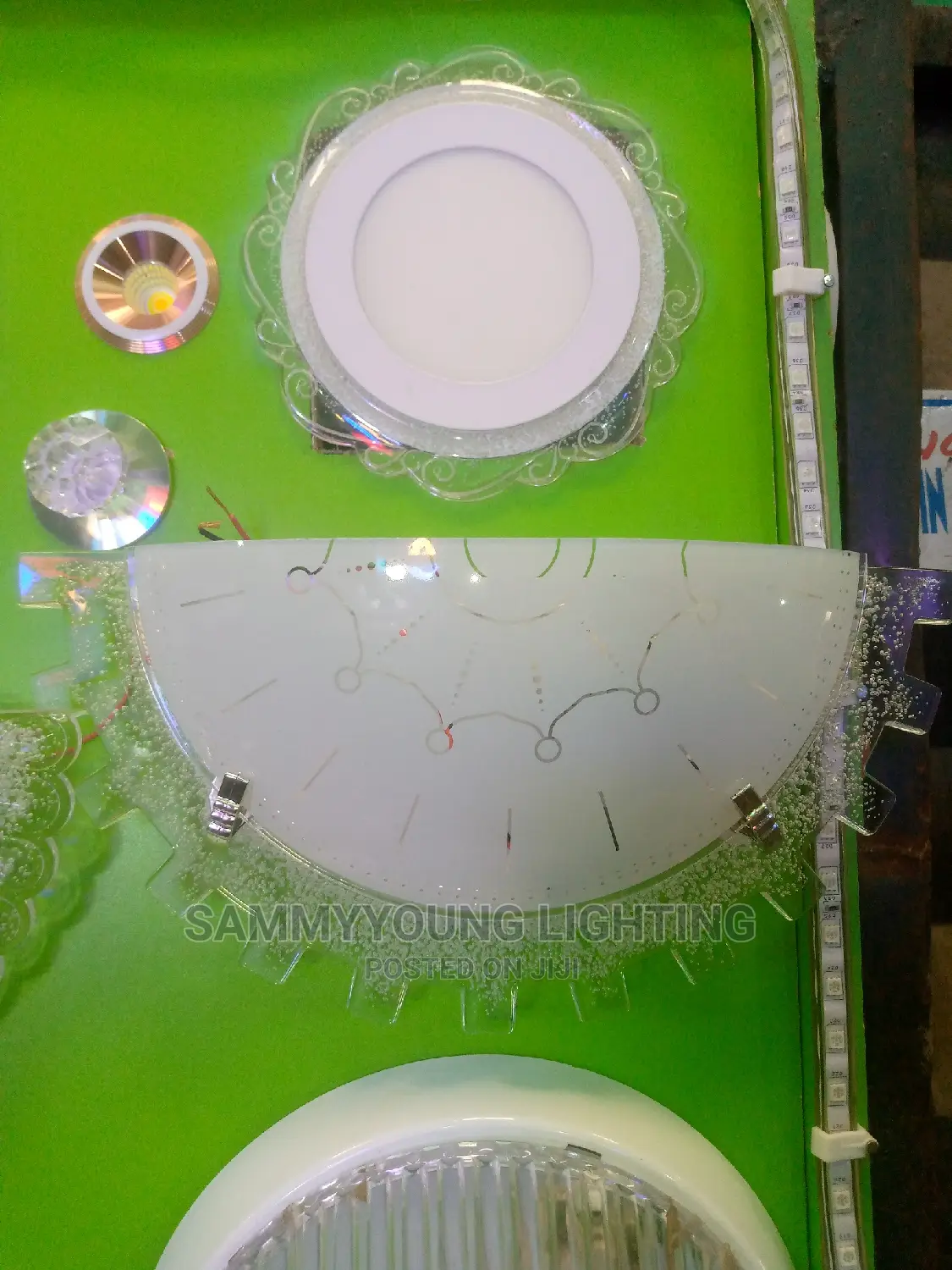 LED Half Moon Wall Bracket