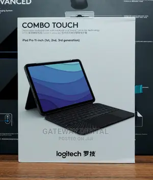 Logitech Combo Touch iPad Pro 11-Inch-1st, 2nd, 3rd, 4th Gen