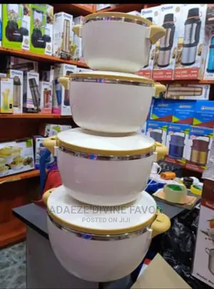 4 Piece Set Serving Dish Pots